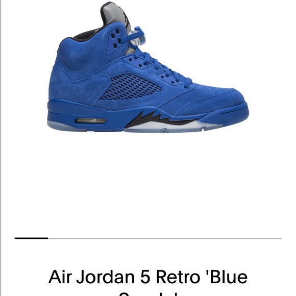 blue suede 5s